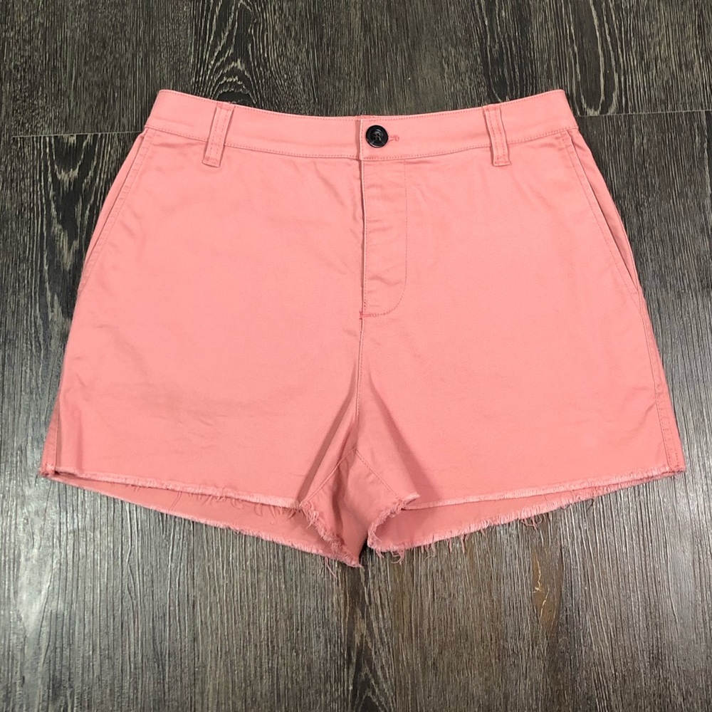Madewell High Rise Twill Shorts